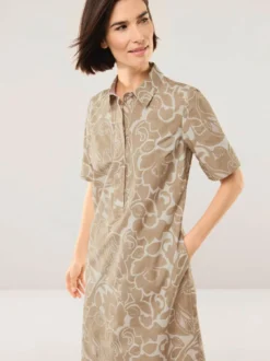 Hemdblusenkleid aus Baumwolle