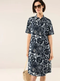 Hemdblusenkleid aus Baumwolle