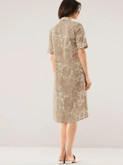 Hemdblusenkleid aus Baumwolle