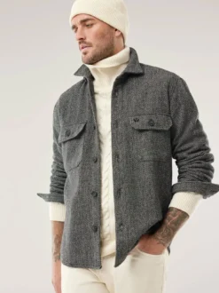 Hemd-Jacke Woll-Mix