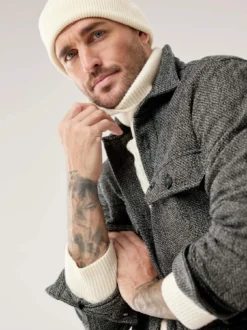 Hemd-Jacke Woll-Mix