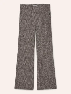Hose aus Fischgrat Jersey