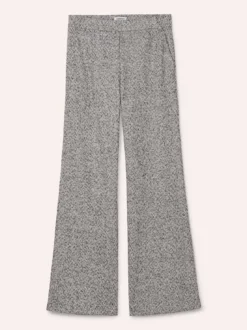 Hose aus Fischgrat Jersey