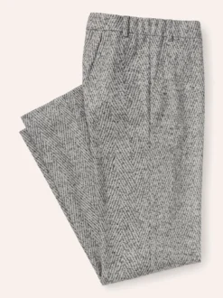 Hose aus Fischgrat Jersey