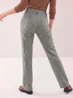 Hose aus Fischgrat Jersey