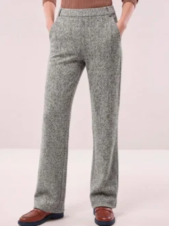 Hose aus Fischgrat Jersey