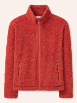 Jacke aus Teddyfleece