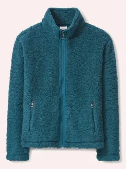 Jacke aus Teddyfleece