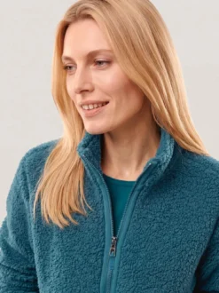 Jacke aus Teddyfleece