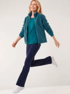 Jacke aus Teddyfleece