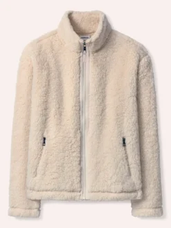 Jacke aus Teddyfleece