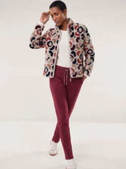 Jacke aus Teddyfleece