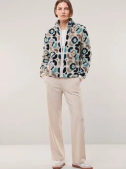 Jacke aus Teddyfleece