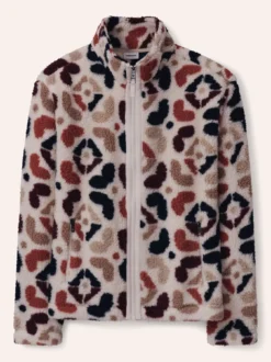 Jacke aus Teddyfleece