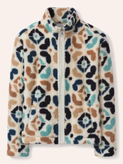 Jacke aus Teddyfleece