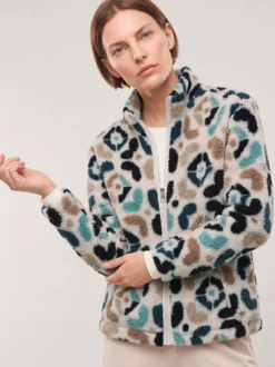 Jacke aus Teddyfleece