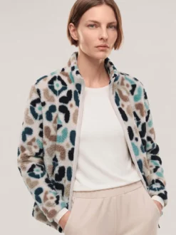Jacke aus Teddyfleece