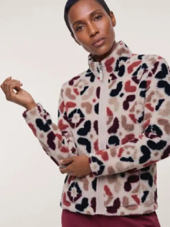 Jacke aus Teddyfleece