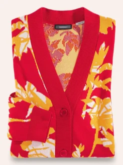 Jacquard Cardigan
