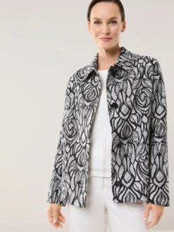 Jacquard Jacke