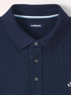 Jacquard Langarmpolo