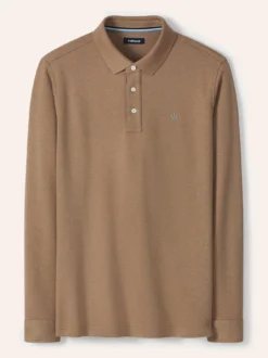 Jacquard Langarmpolo