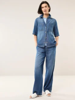 Jeans Hemdbluse