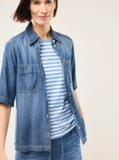 Jeans Hemdbluse