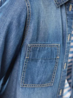 Jeans Hemdbluse