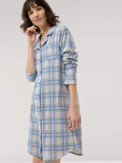 Jersey Flanell Nachthemd