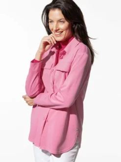 Jersey-Hemdjacke