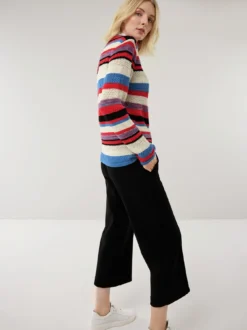 Kaminkragen Pullover Multigarn