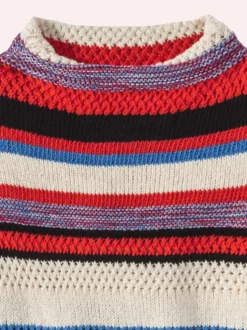 Kaminkragen Pullover Multigarn