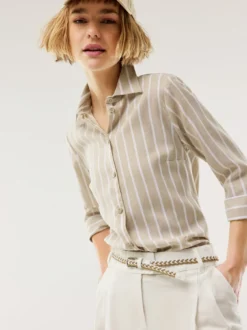 Klima-Bluse Edel-Leinen
