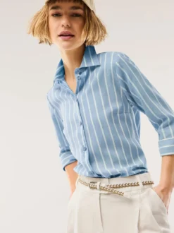Klima-Bluse Edel-Leinen