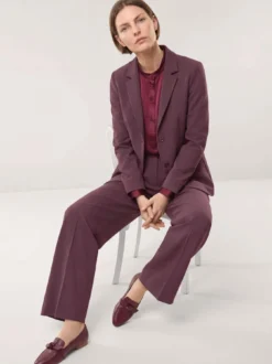 Knitterarmer Blazer mit Revers