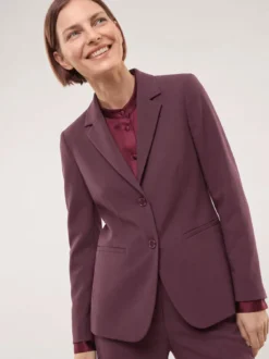 Knitterarmer Blazer mit Revers