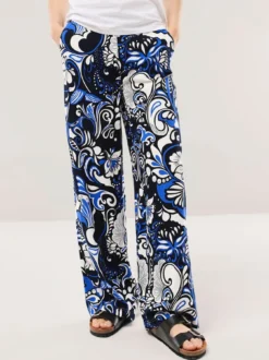 Kombihose aus Leinenmix