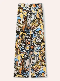 Kombihose aus Leinenmix