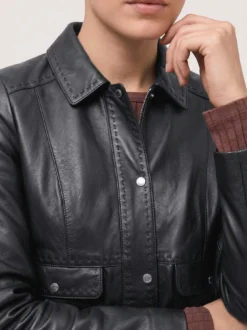 Kurze Jacke aus Lammnappa