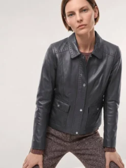 Kurze Jacke aus Lammnappa