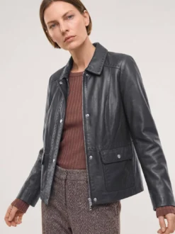 Kurze Jacke aus Lammnappa