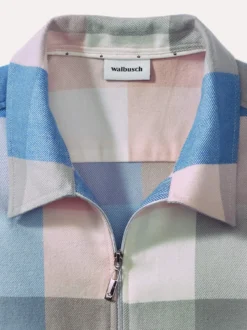 Kuschelflanell Zip-Bluse