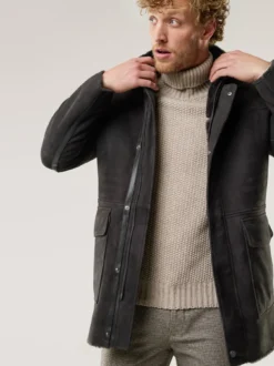 Lammfell Parka