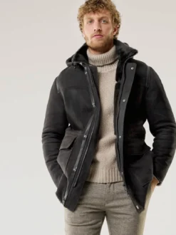 Lammfell Parka