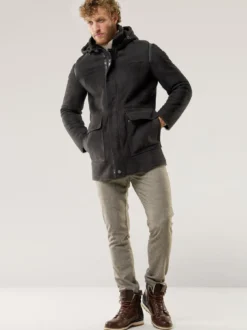 Lammfell Parka
