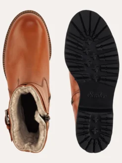 Lammfell-Stiefelette