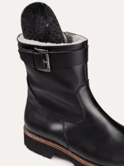 Lammfell-Stiefelette