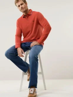 Langarmpolo Supersoft