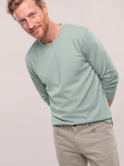 Langarmshirt aus Baumwollmix